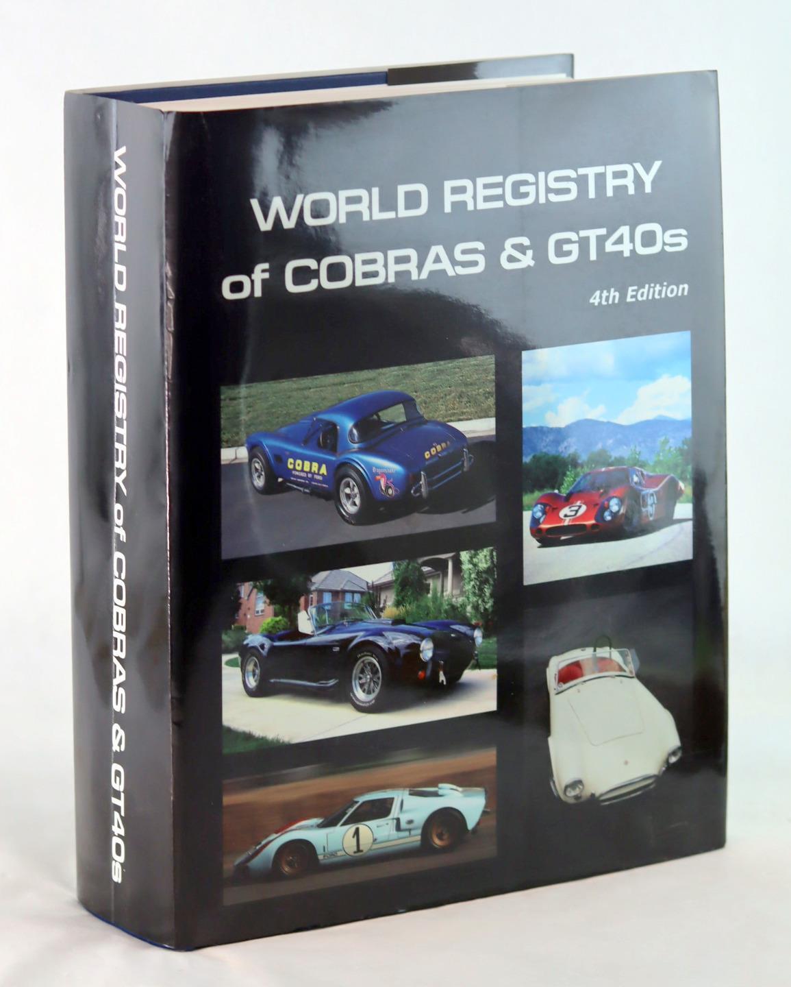 Rick Kopec 2009 World Registry of Cobras & GT40s 4th Edition Hardcover w/DJ