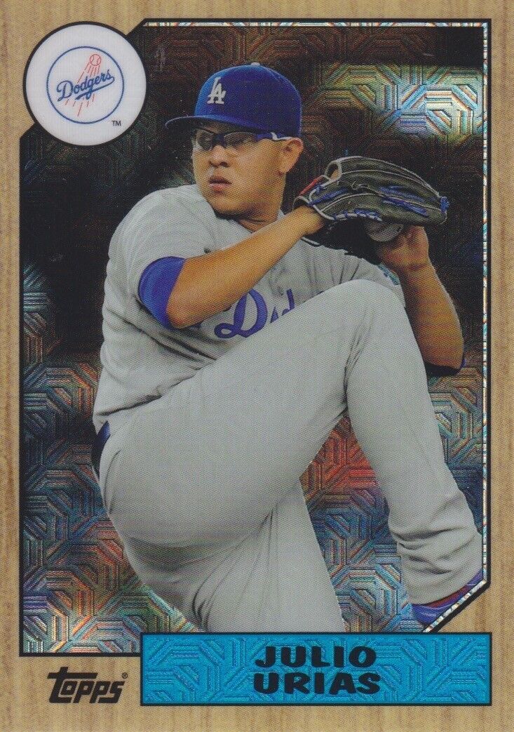 JULY URIAS 2017 TOPPS SILVER PACK 1987 CONTINUITY