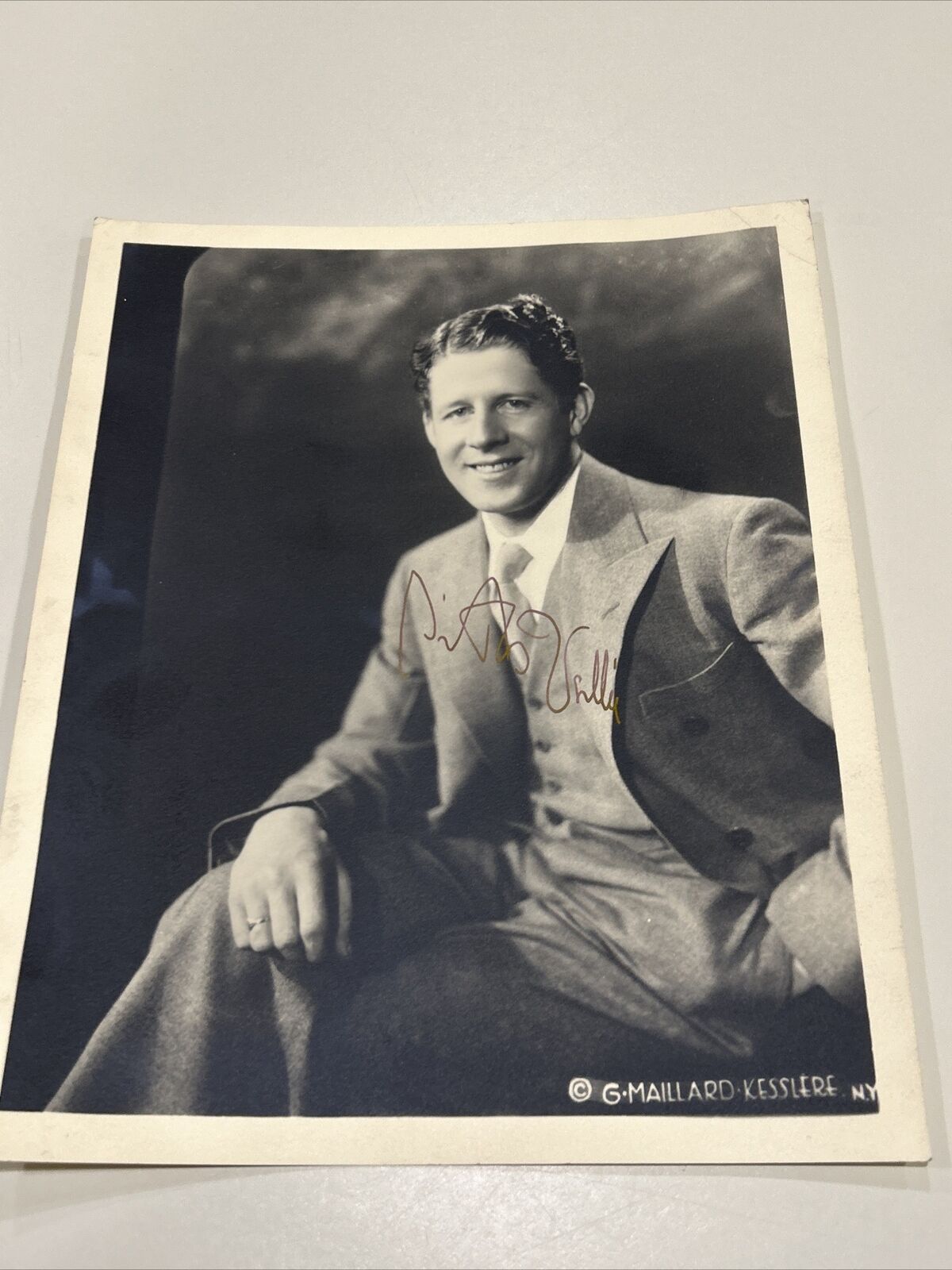 Rudy Vallee Autographed Photo- Vintage Hand Signed 8x10