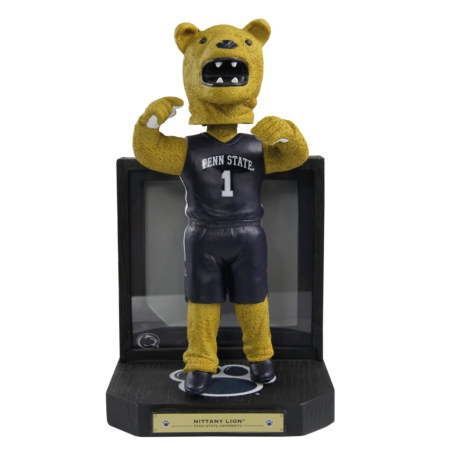The Nittany Lion Penn State Nittany Lions Framed Showcase Bobblehead NCAA