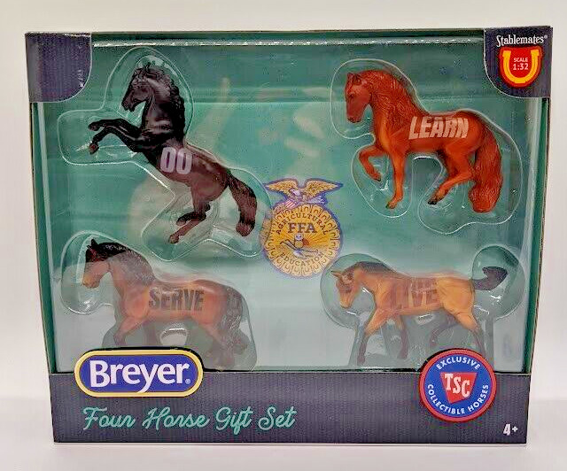 Breyer Four Horse Gift Set - Stablemates 1:32 Scale Exclusive TSC Collectible
