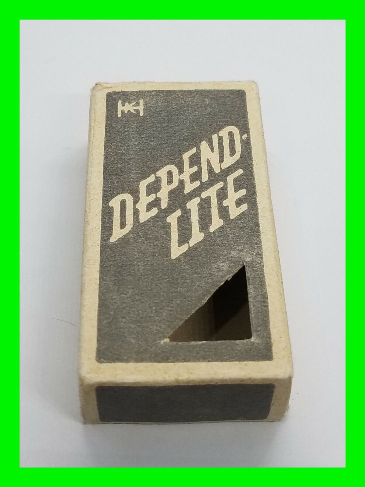 Early 1930's Vintage Austrian Depend-Lite Petrol Lighter Box - Box Only - HTF 
