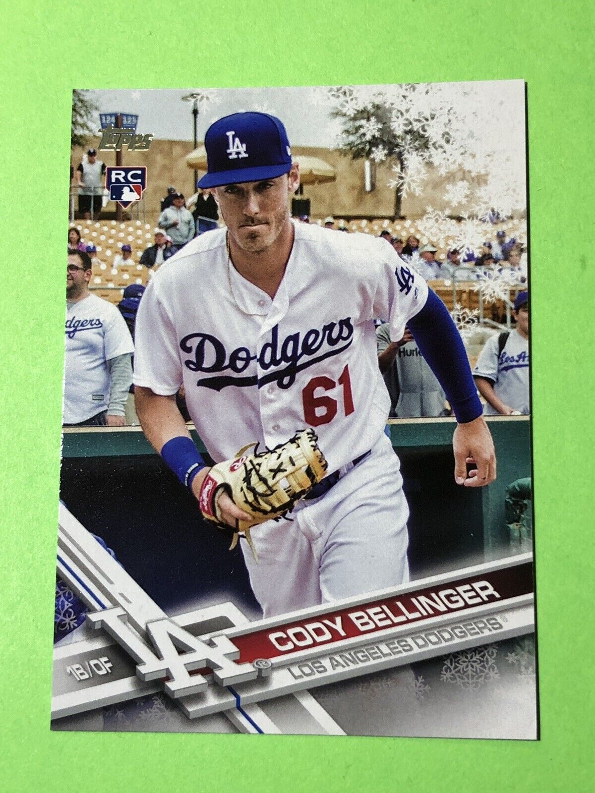 CODY BELLINGER 2017 Topps Holiday RC Snowflake Card #HMW120 Los Angeles Dodgers