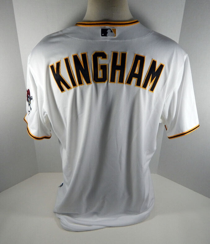 2015 Pittsburgh Pirates Nick Kingham # Game Issued White Jersey  PITT33265