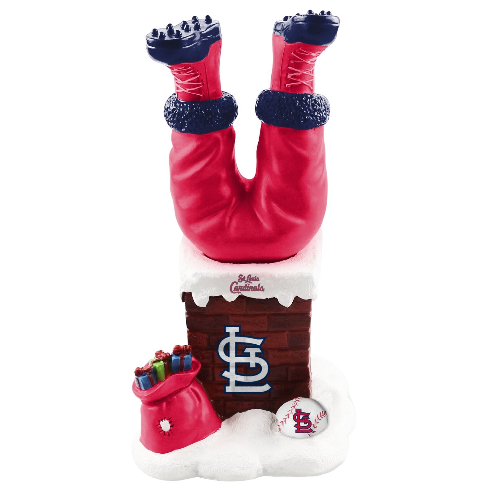 Santa Claus St. Louis Cardinals Special Edition Chimney Legs Bobblehead MLB