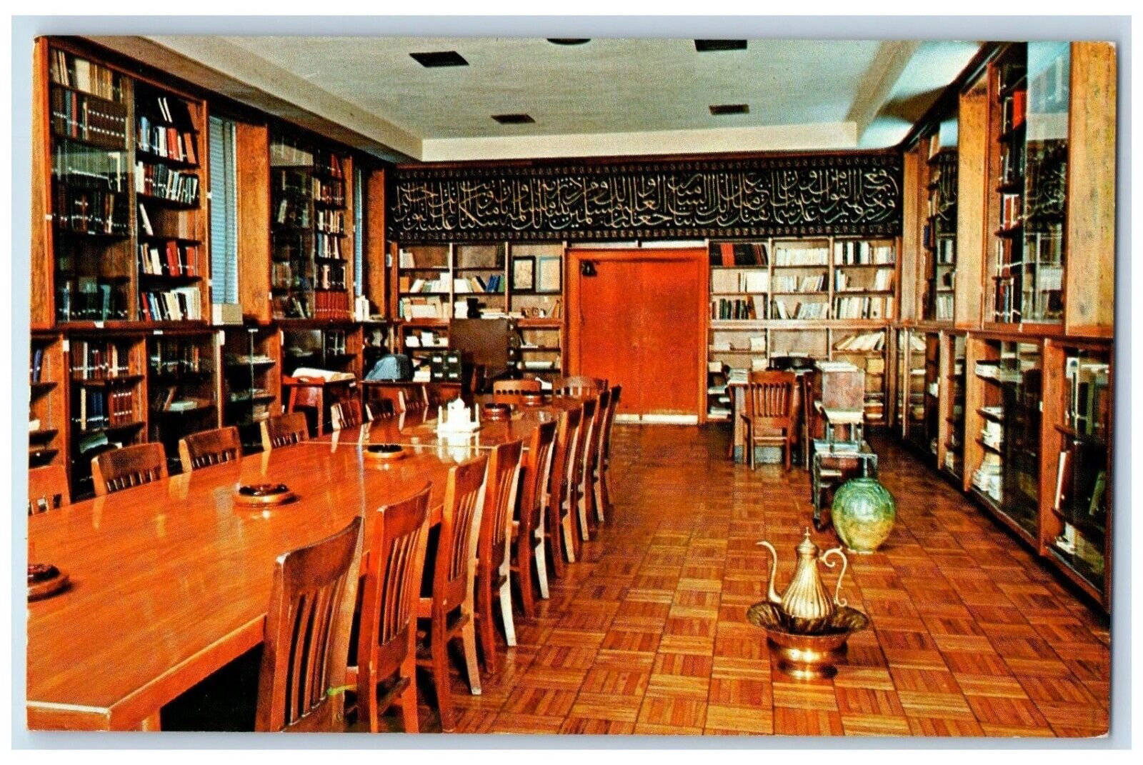 c1960 Library Islamic Center Massachusetts Avenue N.W. Washington D.C. Postcard
