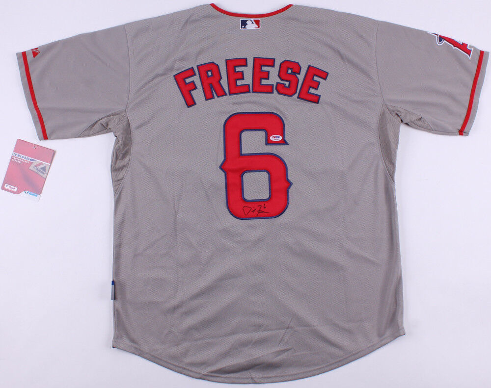 David Freese Signed Anaheim Angels Jersey (PSA COA) World Series MVP (2011) 