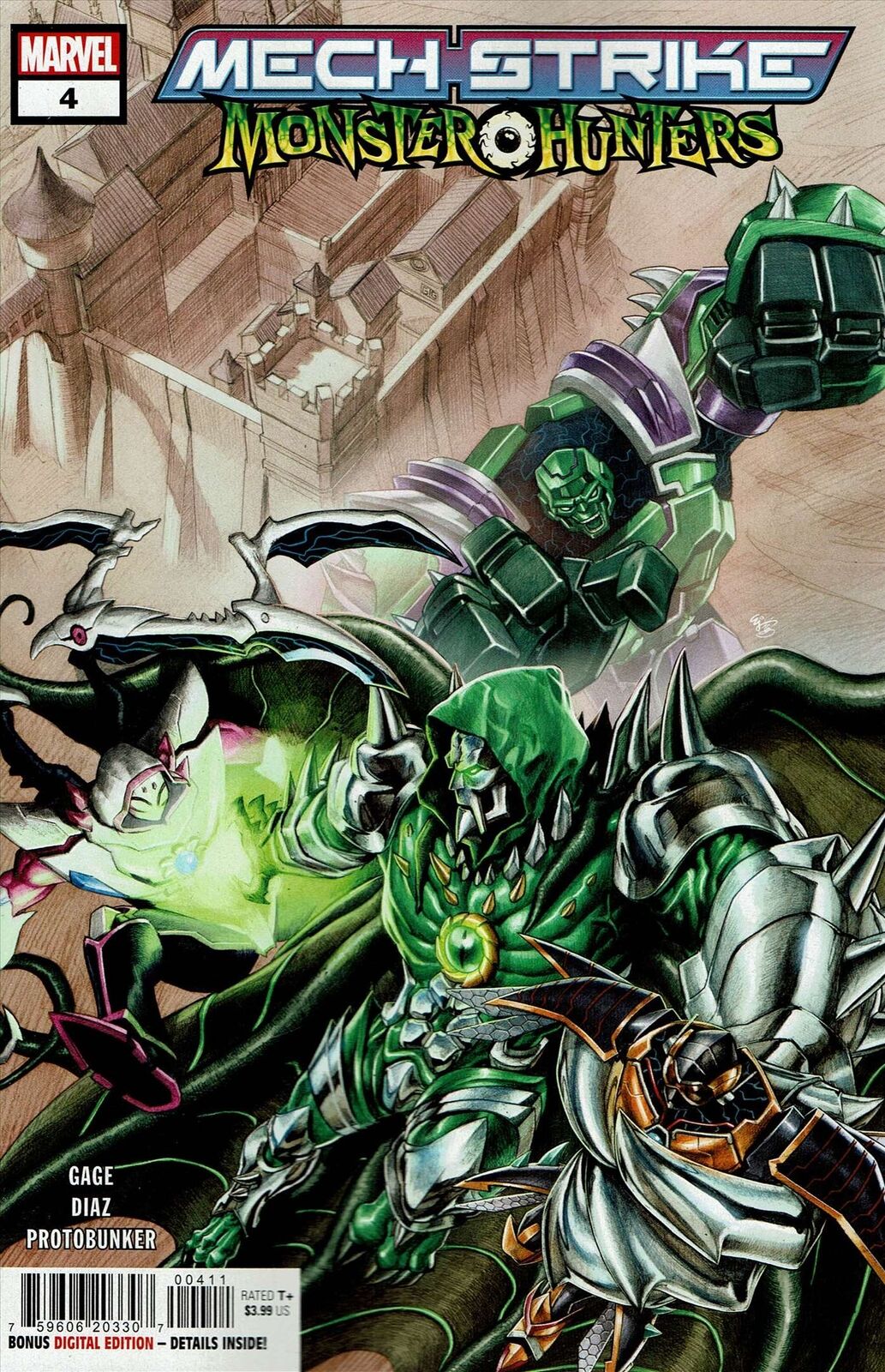 Mech Strike: Monster Hunters #4 VF/NM; Marvel | Doctor Doom - we combine shippin