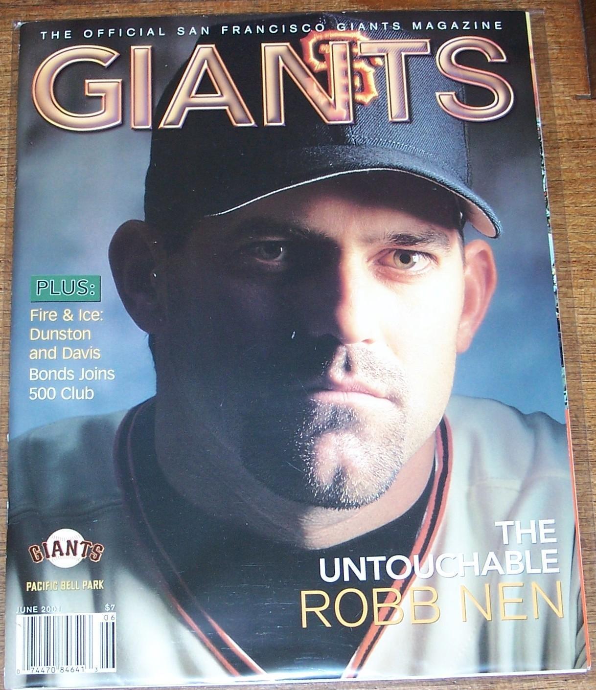 S F Giants Magazine / S.F GIANTS MAGAZINE JUNE 2001