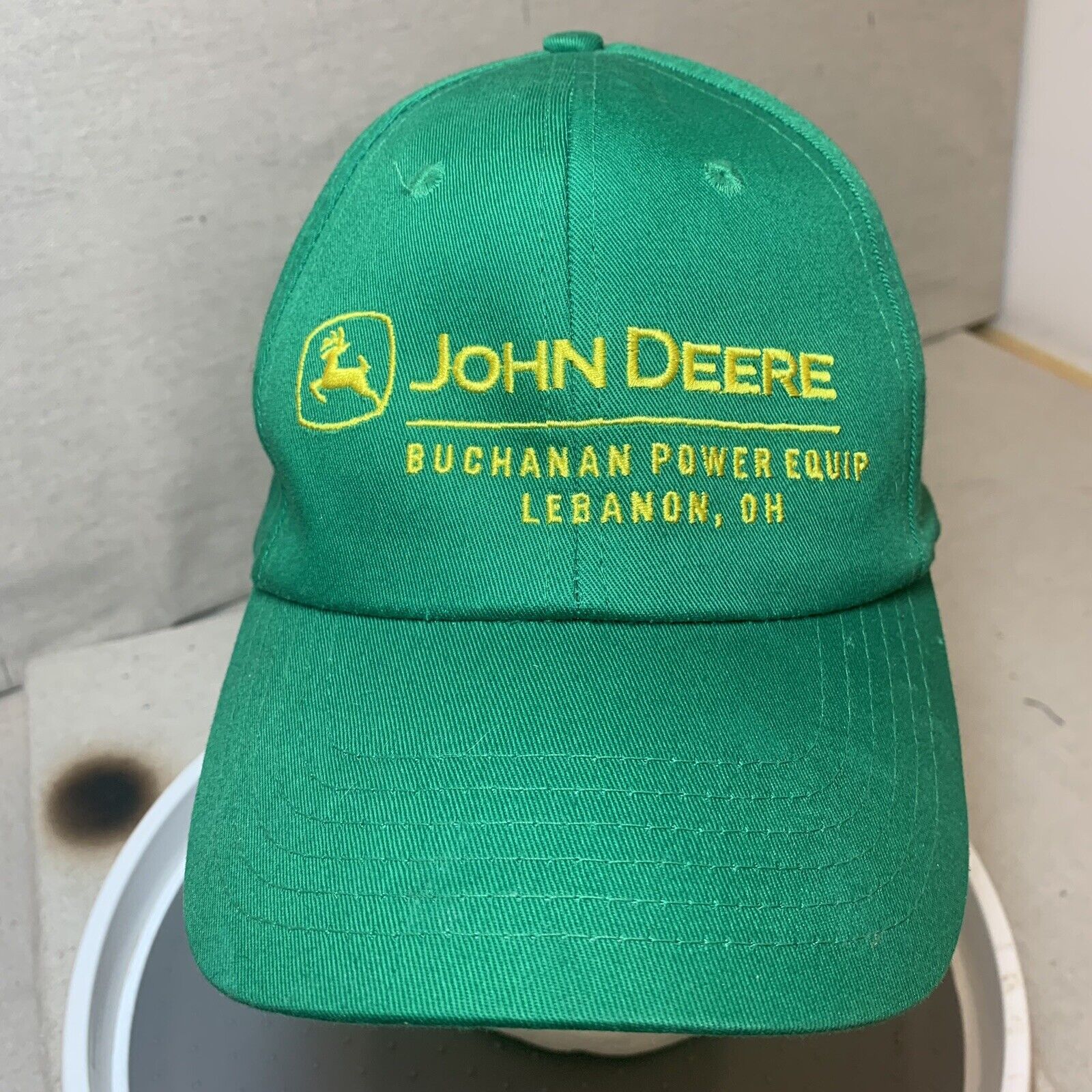 John Deere Lebanon Ohio K Products Hat Ball Cap Adjustable Embroidered Excellent