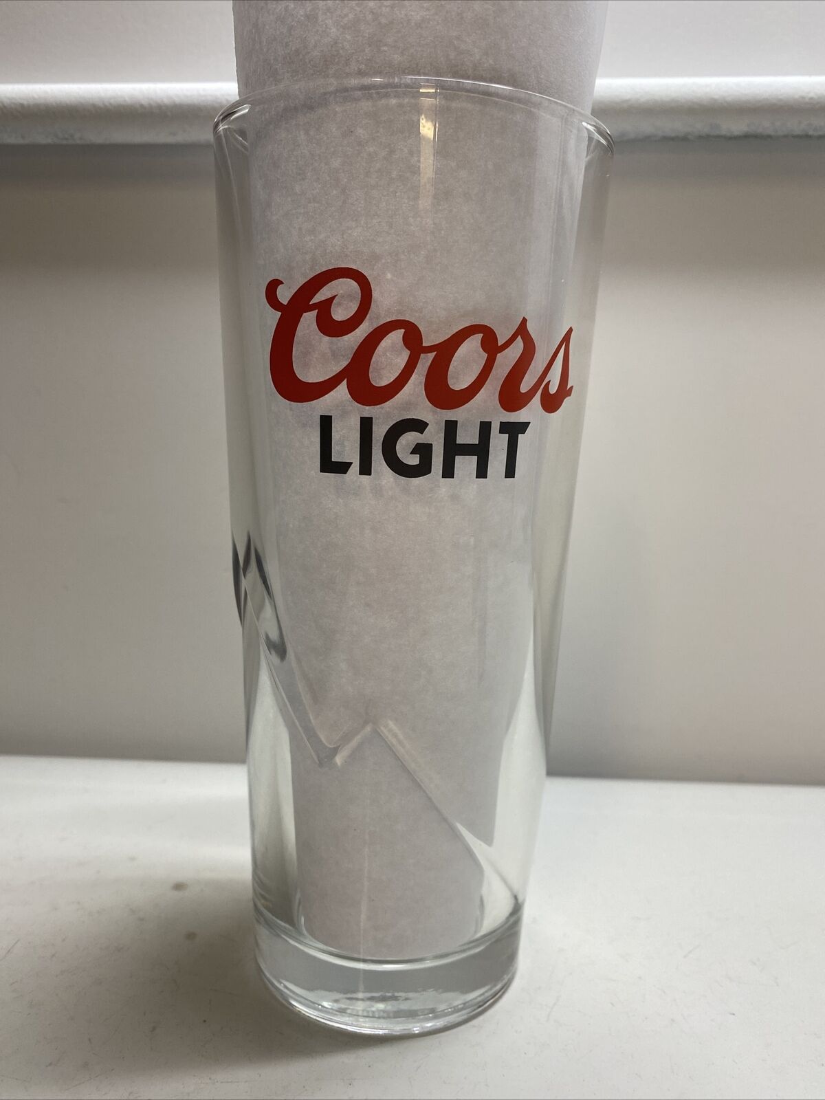 Atlanta Braves Coors Light Chipper Jones 22 oz. Heavy Beer Glass