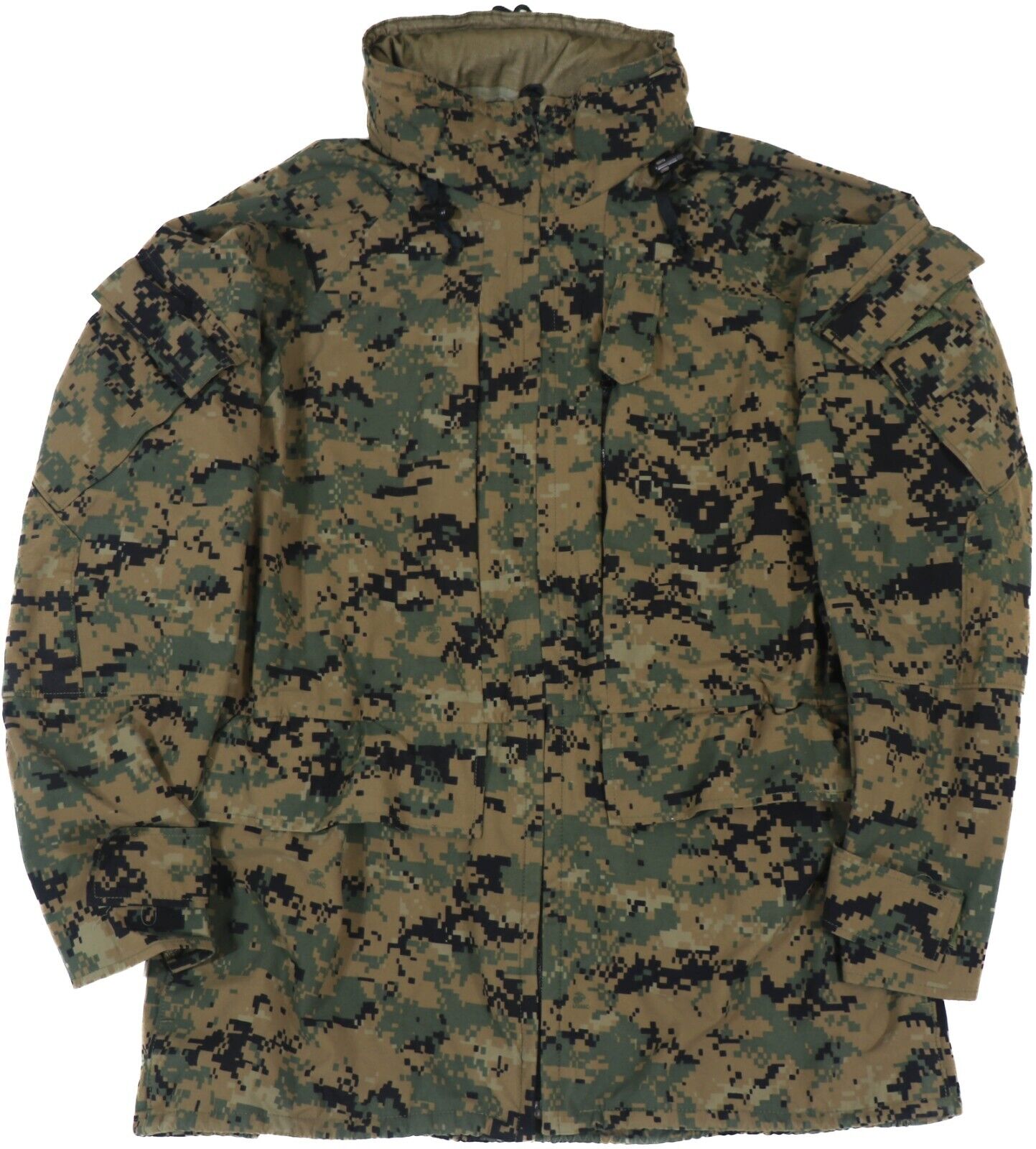 Large Regular USMC GoreTex Jacket APEC Parka MARPAT Woodland Camouflage Snow
