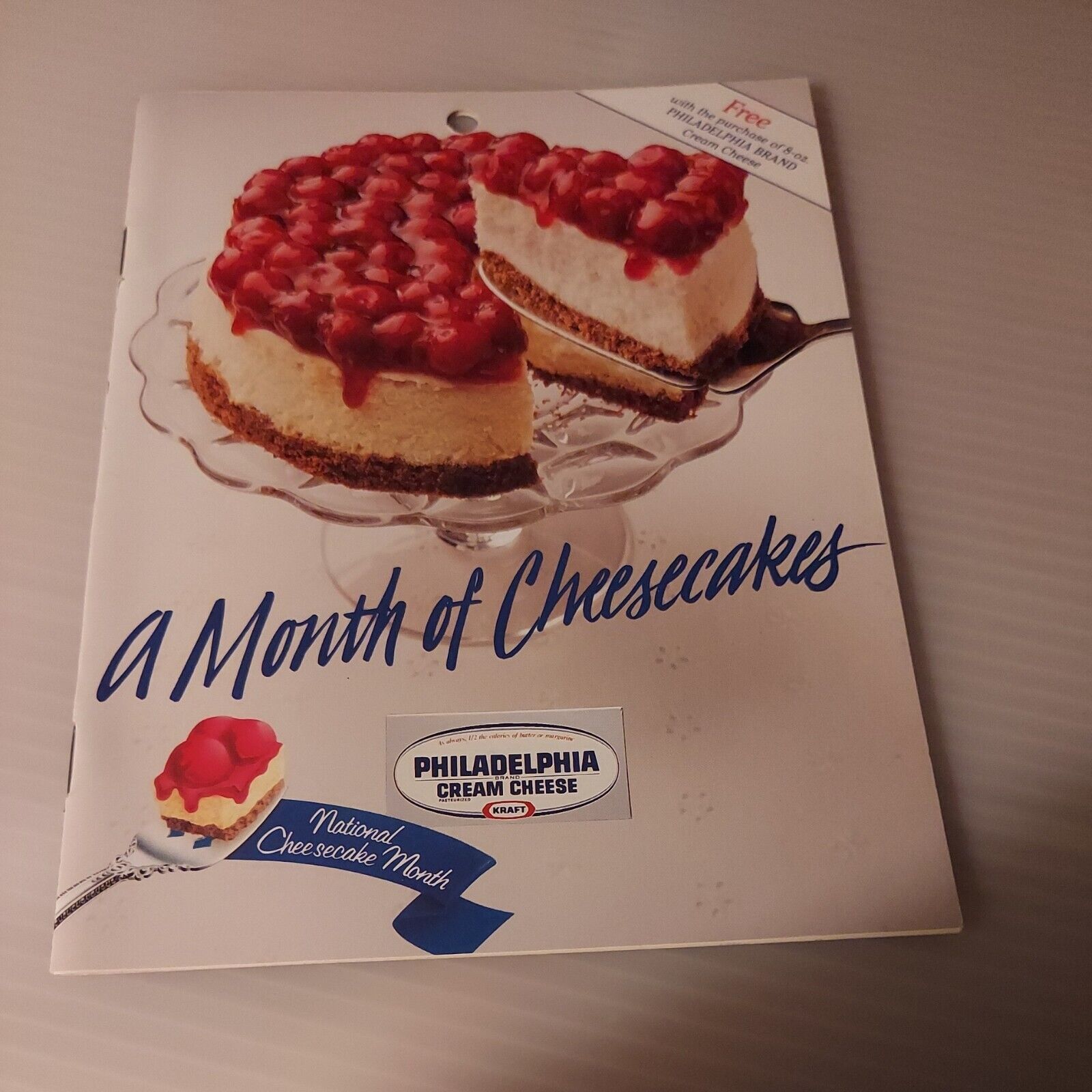 1986, Philadelphia Cream Cheese Recipe Booklet \