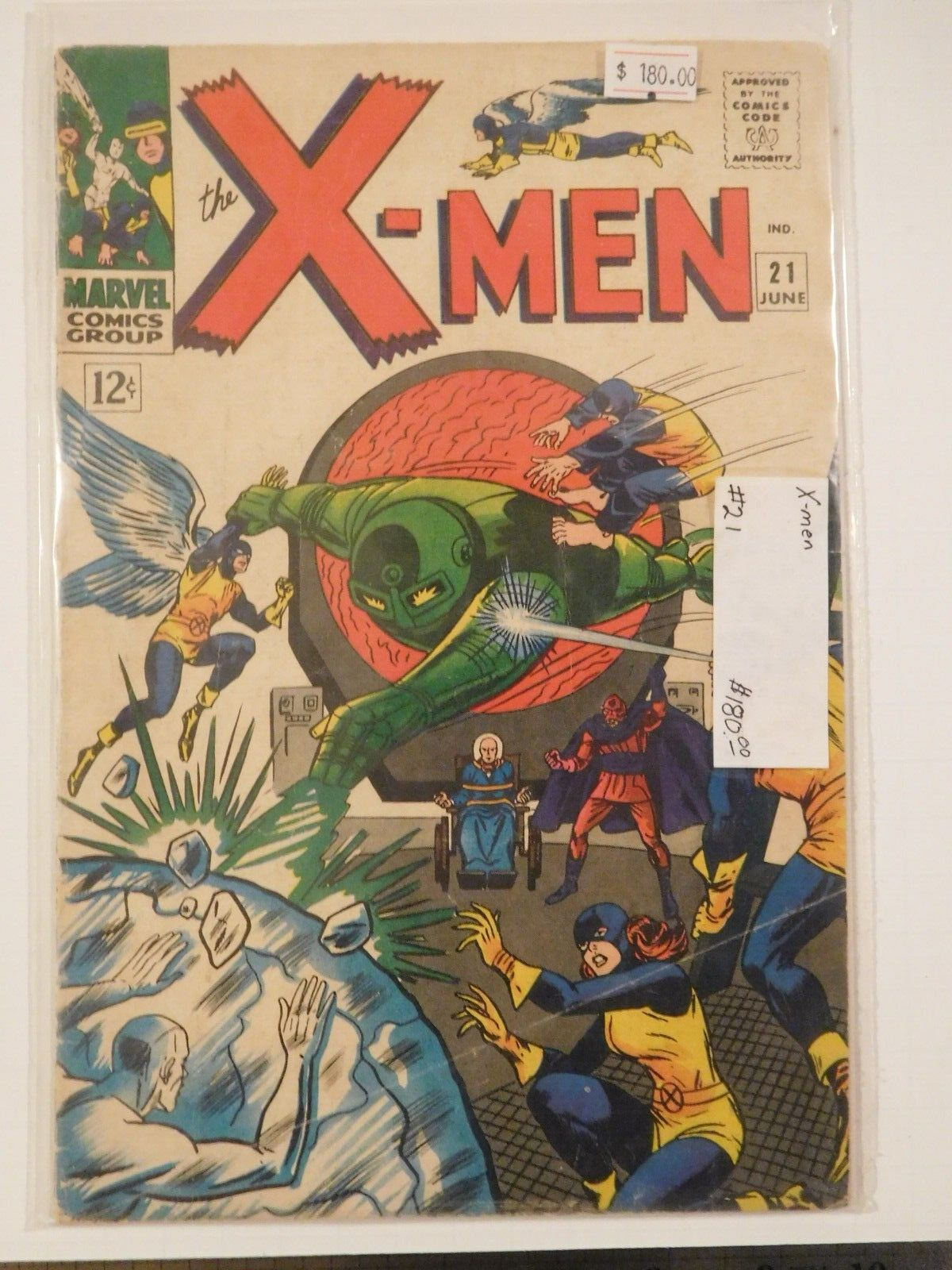 X-Men # 21 Vintage .12 Cent Comic Book