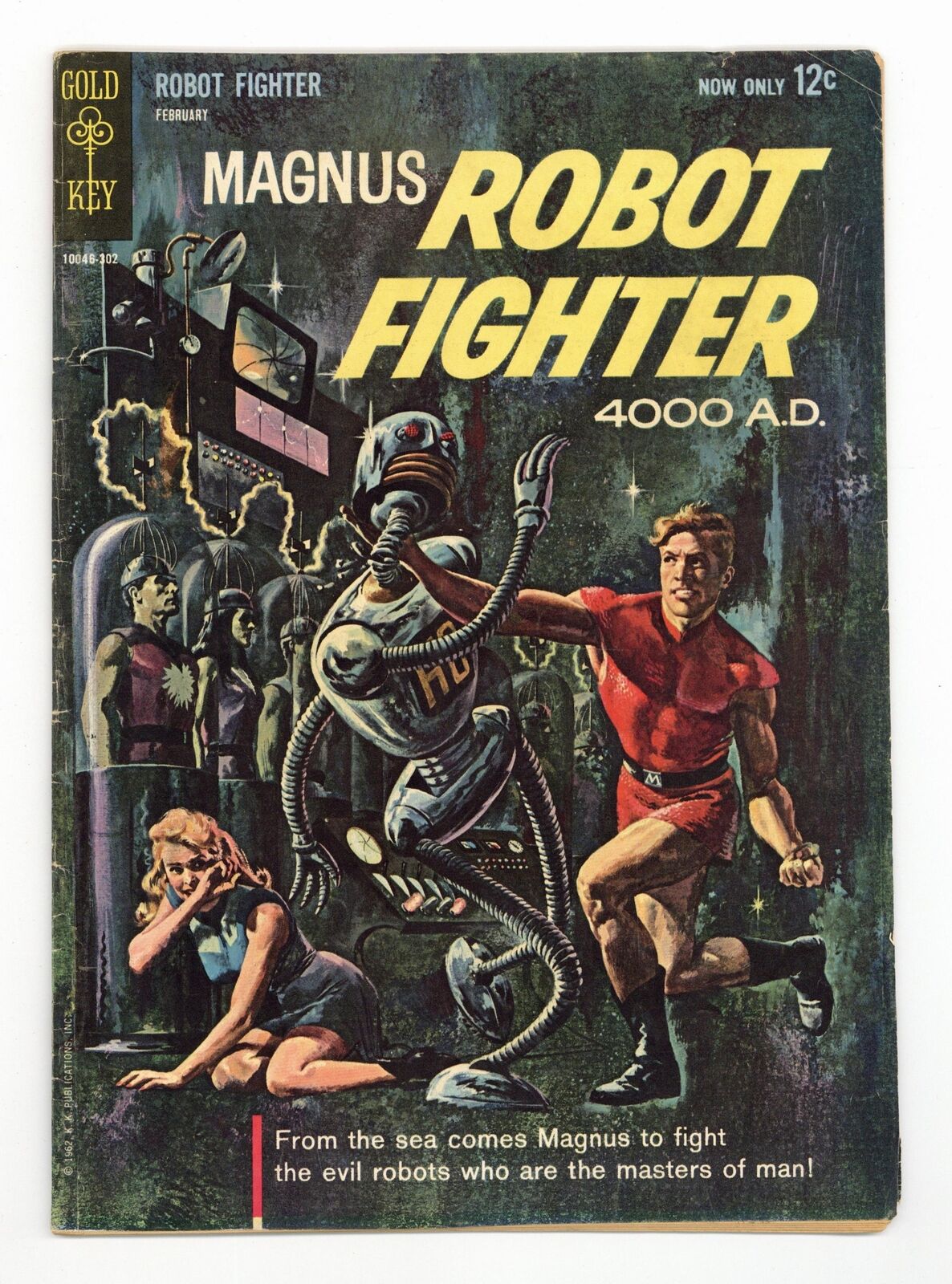 Magnus Robot Fighter #1 VG+ 4.5 1963 1st app. and origin Magnus Robot Righter