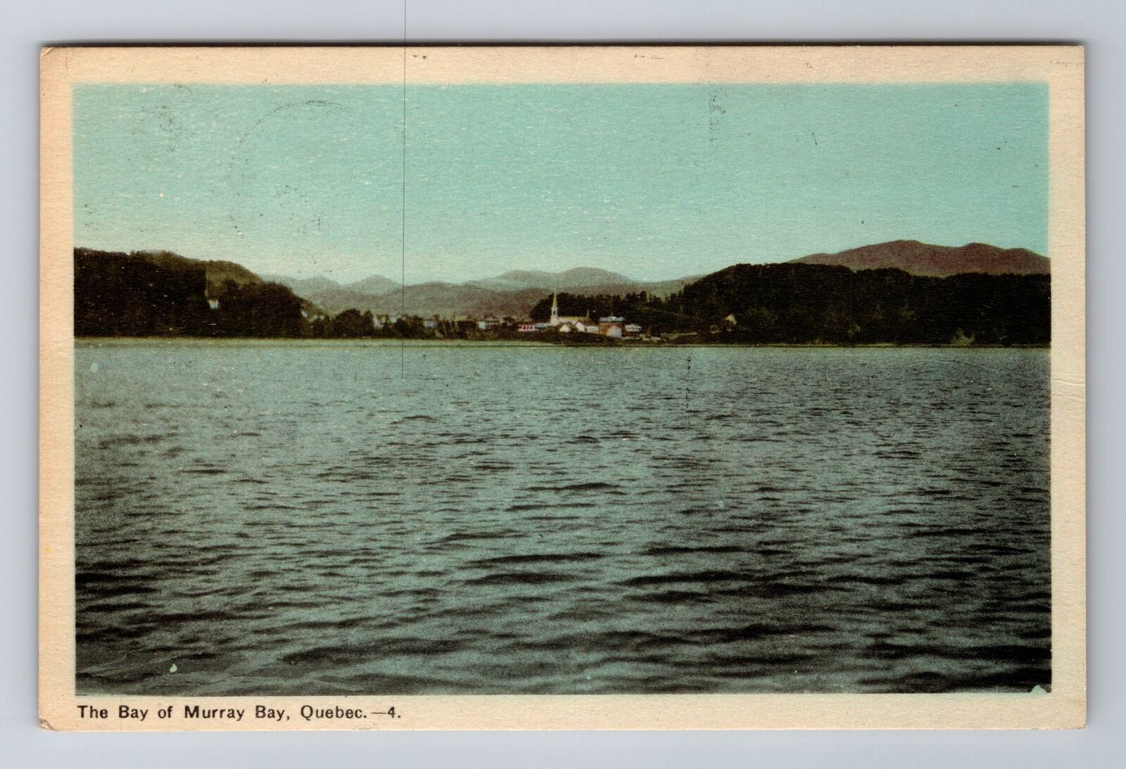 Murray Bay-Quebec, The Bay, Antique, Vintage Souvenir Postcard
