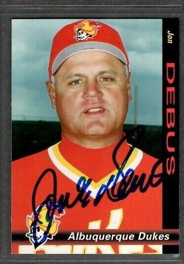 1998 Grandstand #45 Jon Debus Albuquerque Dukes Baseball Signed Autograph (D89)