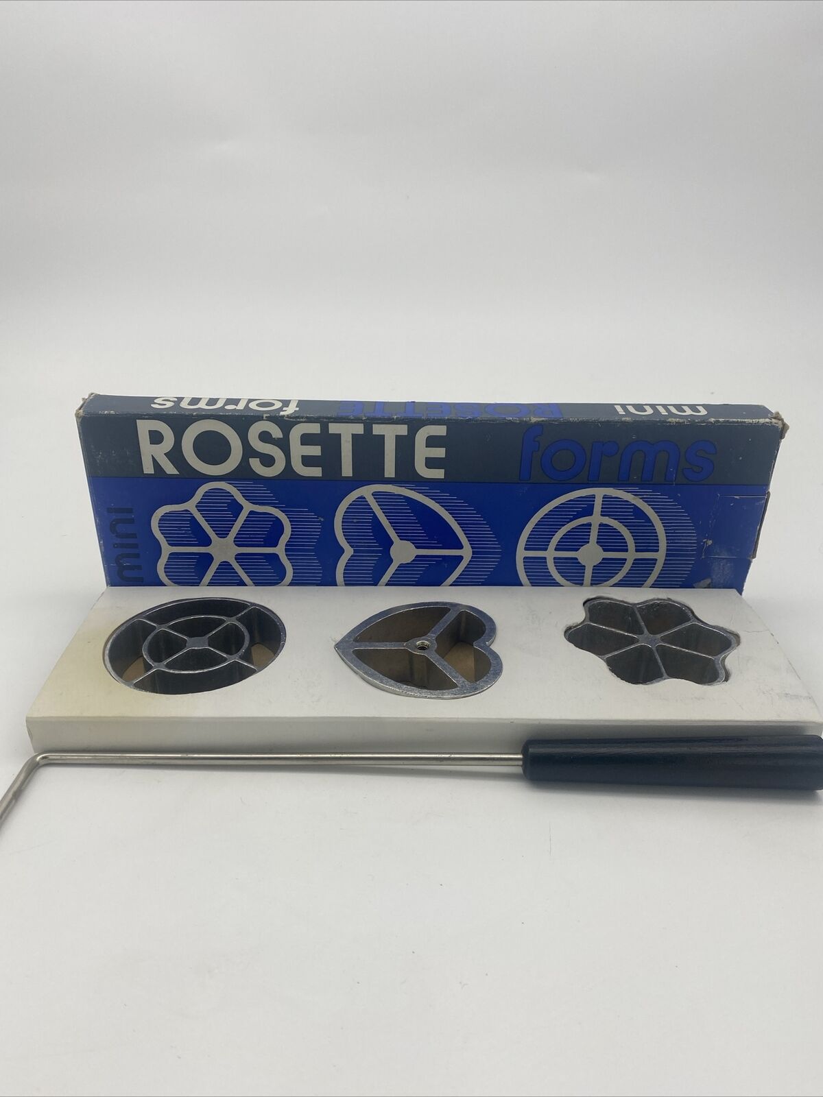 Rare Vintage Berarducci Bros Brothers Rosette Iron Set Mini M22 New Original Box