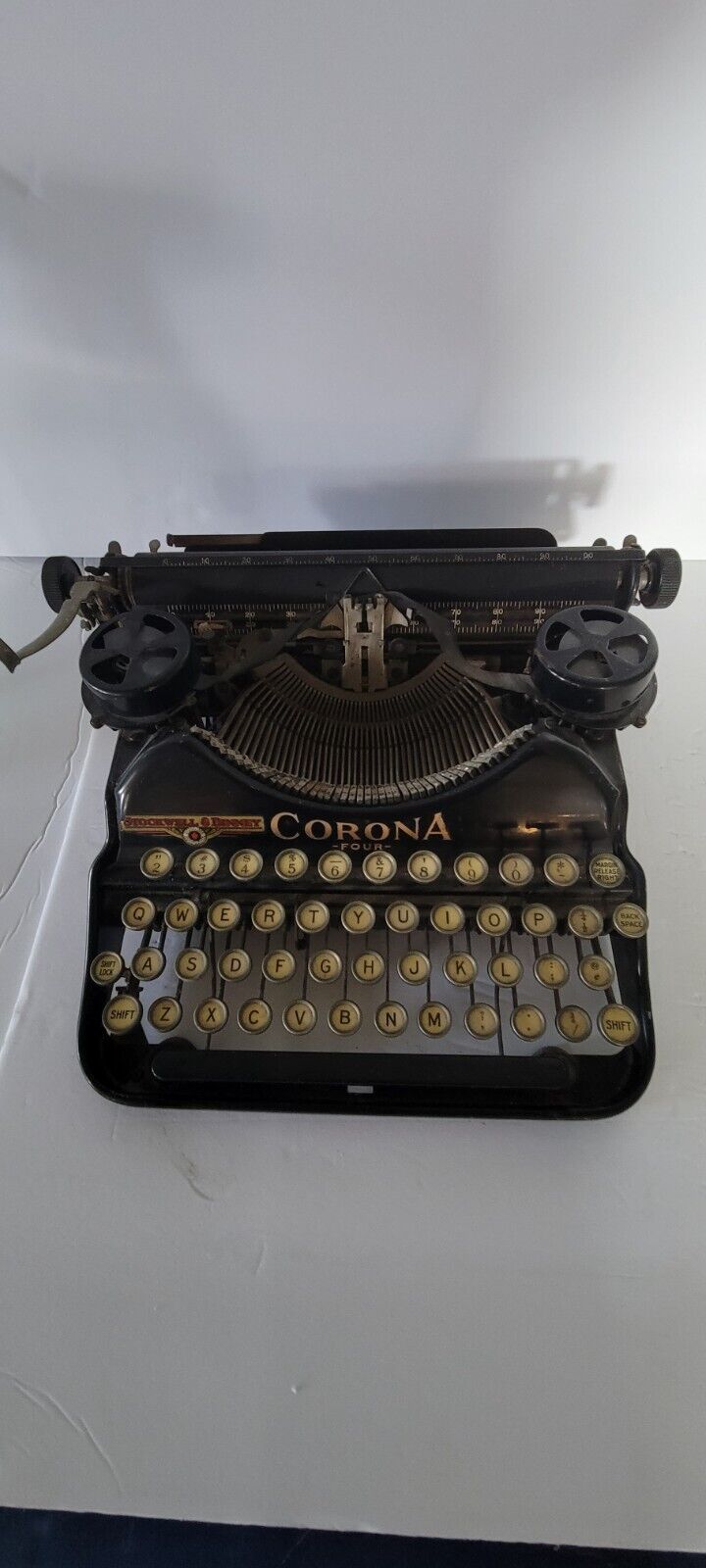 Vintage 1929 Corona Four Portable Typewriter 
