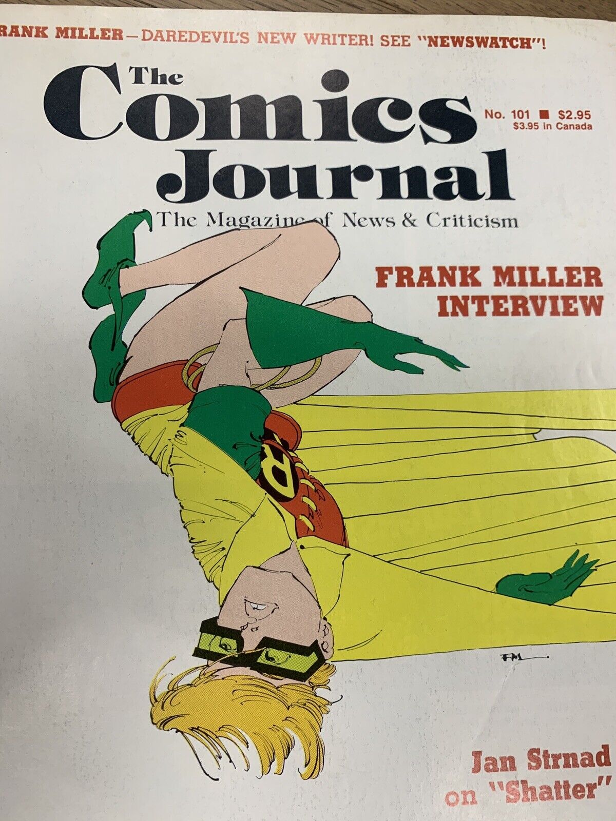 Comics Journal #101 1985 Frank Miller interview  *SOLID, WELL-LOVED, COPY*