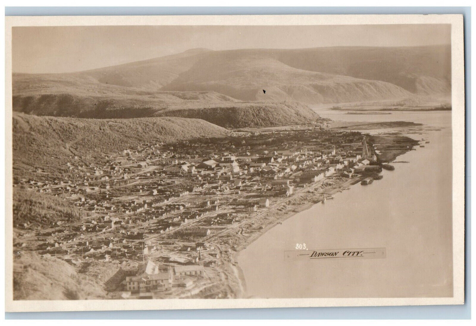 Yukon Canada Postcard Dawson City c1920\'s Unposted Antique RPPC Photo