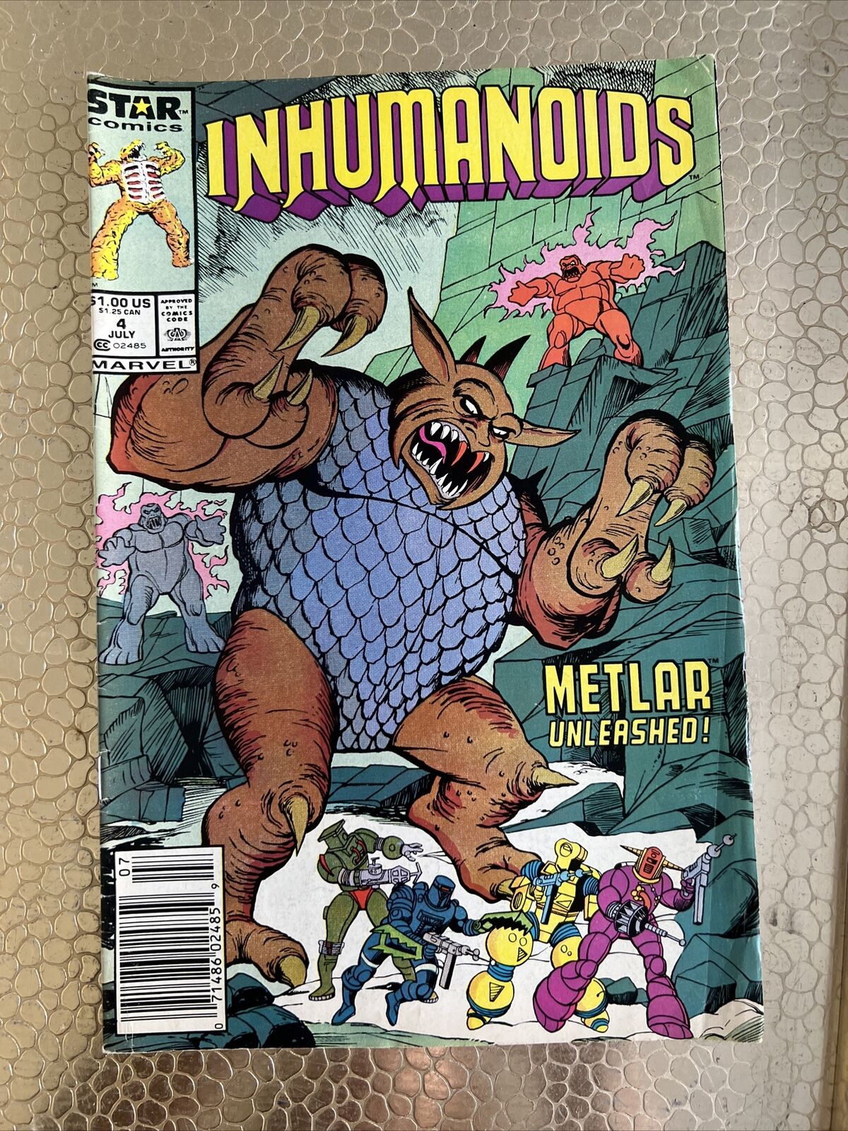 The Inhumanoids #1 (Marvel Comics January 1987)