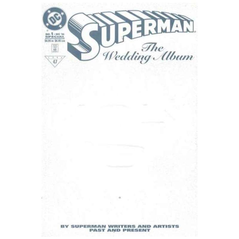 Superman (1987 series) The Wedding Album #1 Collector's in NM. DC comics [y&