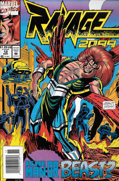 Ravage 2099 #12 (Newsstand) VF; Marvel | Pat Mills/Tony Skinner - we combine shi