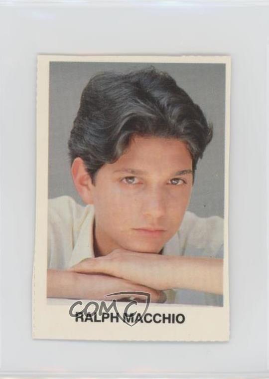 1983-88 Frida Magazine Music and Film Stars Perforated Ralph Macchio 0cp0