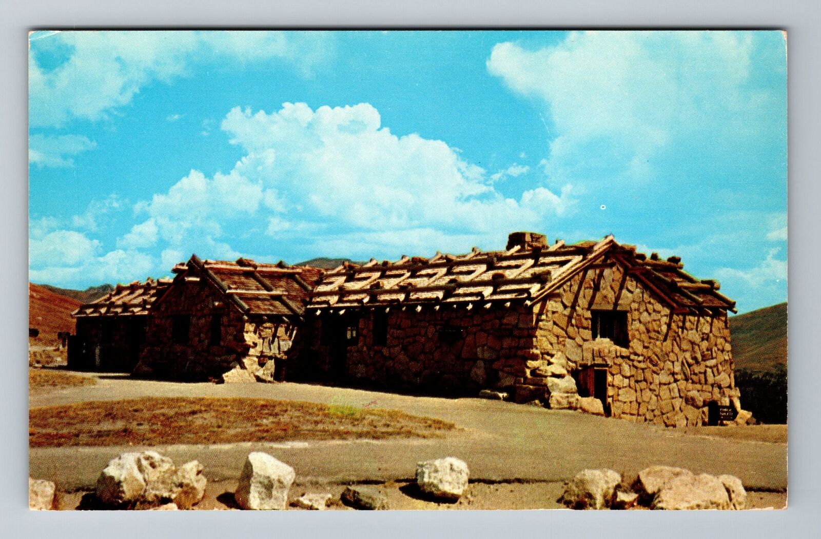CO-Colorado, Fall River Store Alpine Exhibit, Trail Ridge Rd, Vintage Postcard