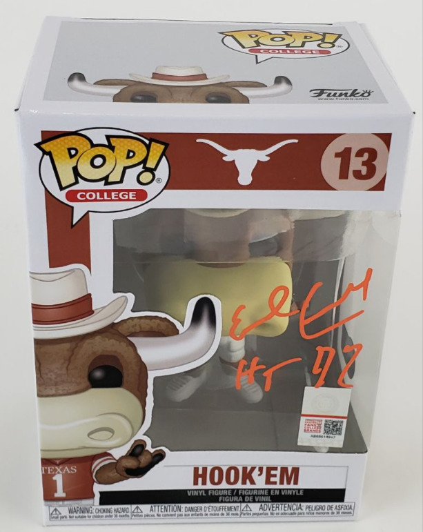 Earl Campbell Signed/Autographed Texas Longhorns Funko Pop Figurine Beckett