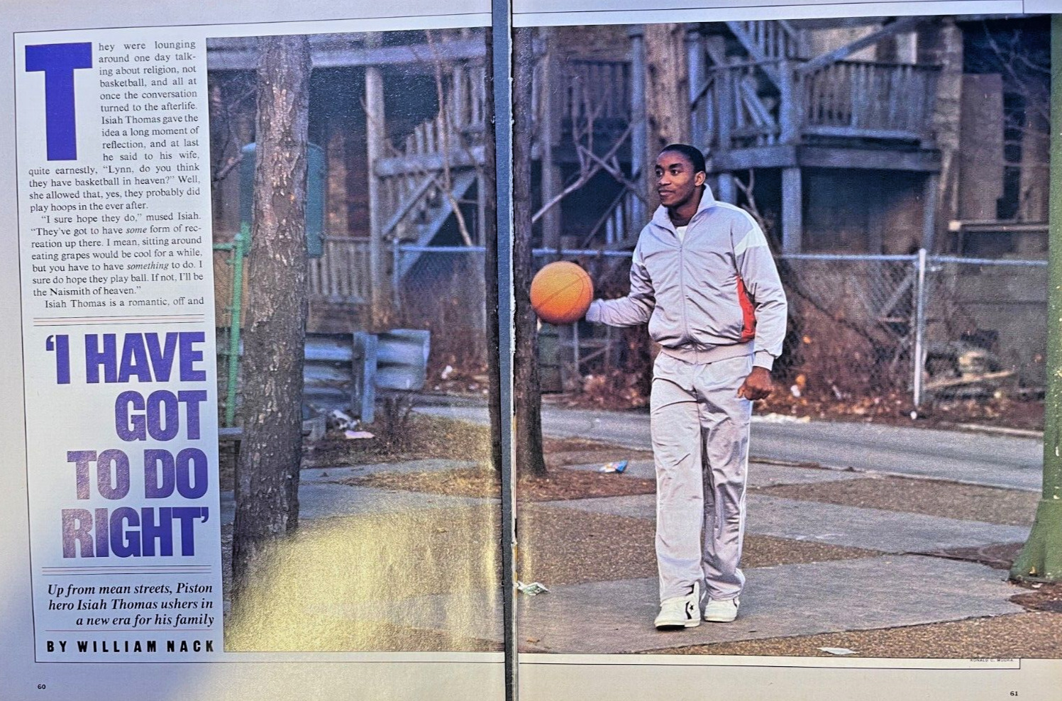 1987 Isiah Thomas Detroit Pistons Basketball