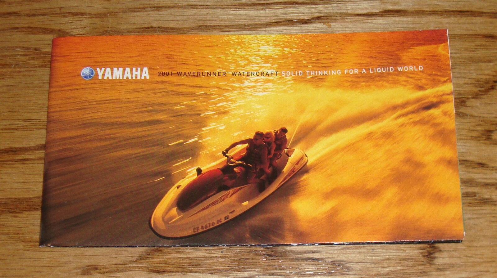 Original 2001 Yamaha Sport Boat - Waverunner Full Line Foldout Sales Brochure 01