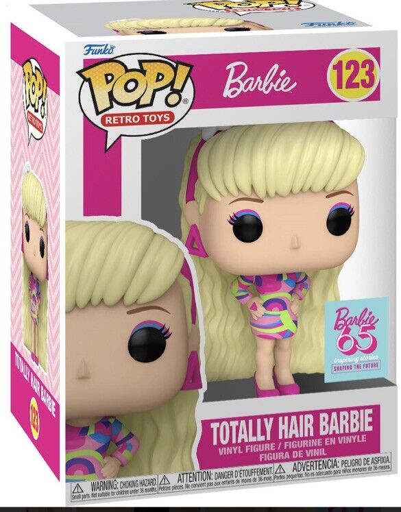 Barbie 65th Anniversary Totally Hair Barbie Funko Pop Vinyl Figure #123