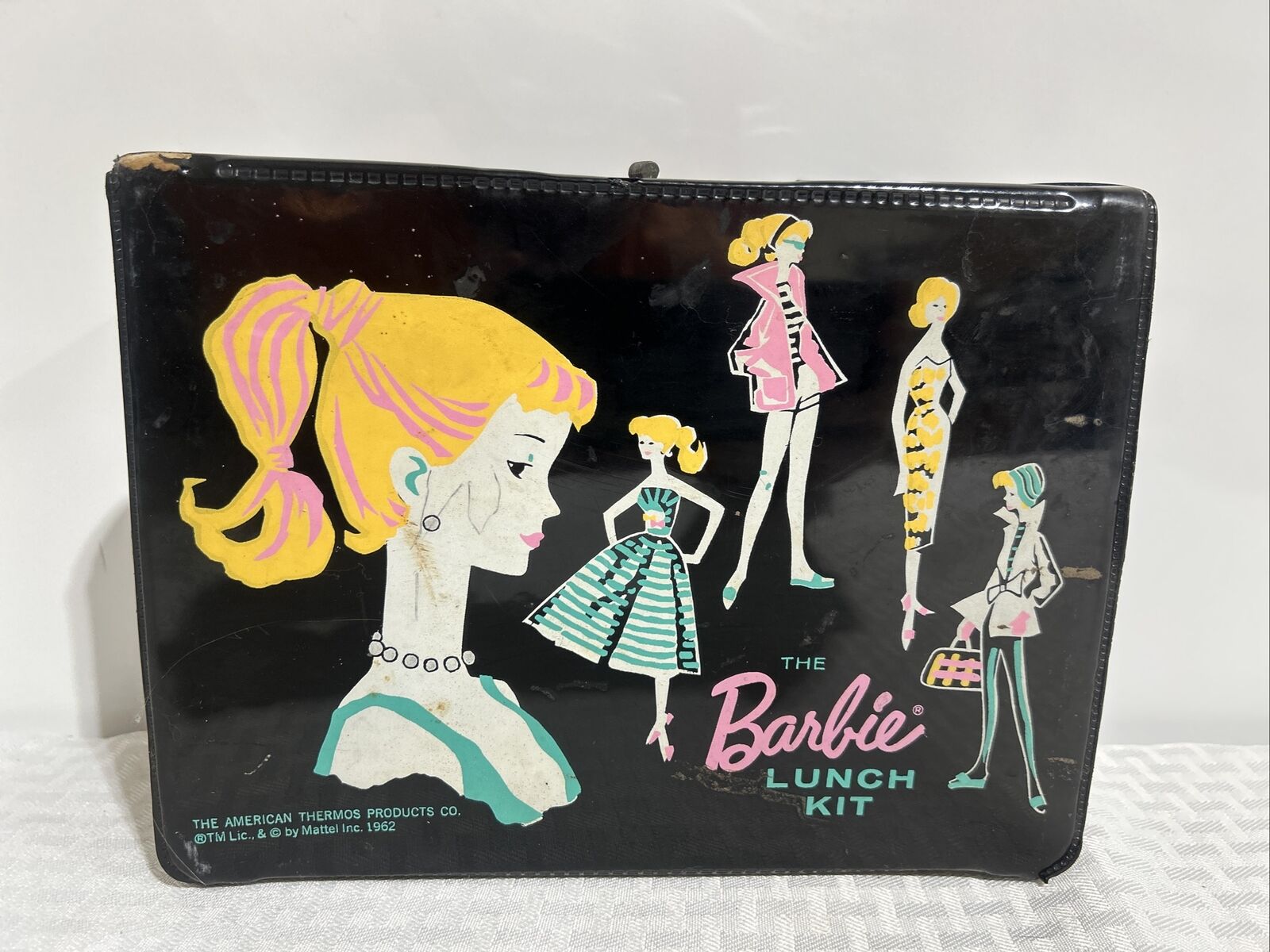 The Barbie Lunch Kit 1962 Vinyl No Thermos American Thermos Products Mattel Inc