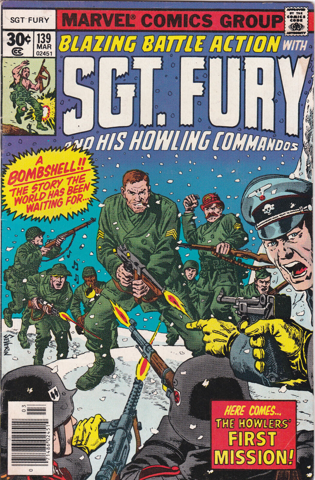 Sgt. Fury and His Howling Comandoes #139 High Grade, Bronze  Age