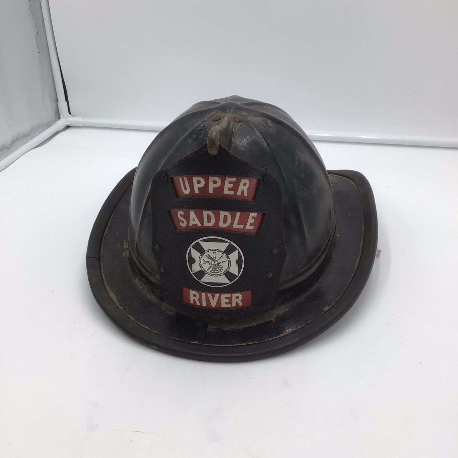 Vintage/Antique Leather Fire Helmet Upper Saddle River New Jersey