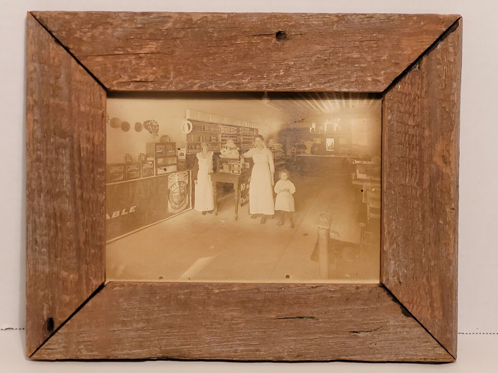 Antique General Store Photograph Framed Country Store Interior Picture