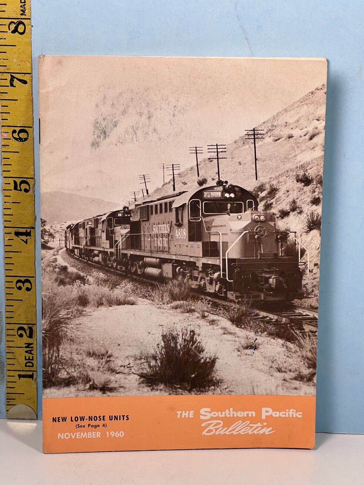 Nov. 1960 The Southern Pacific Railroad Bulletin News Low Noise Units