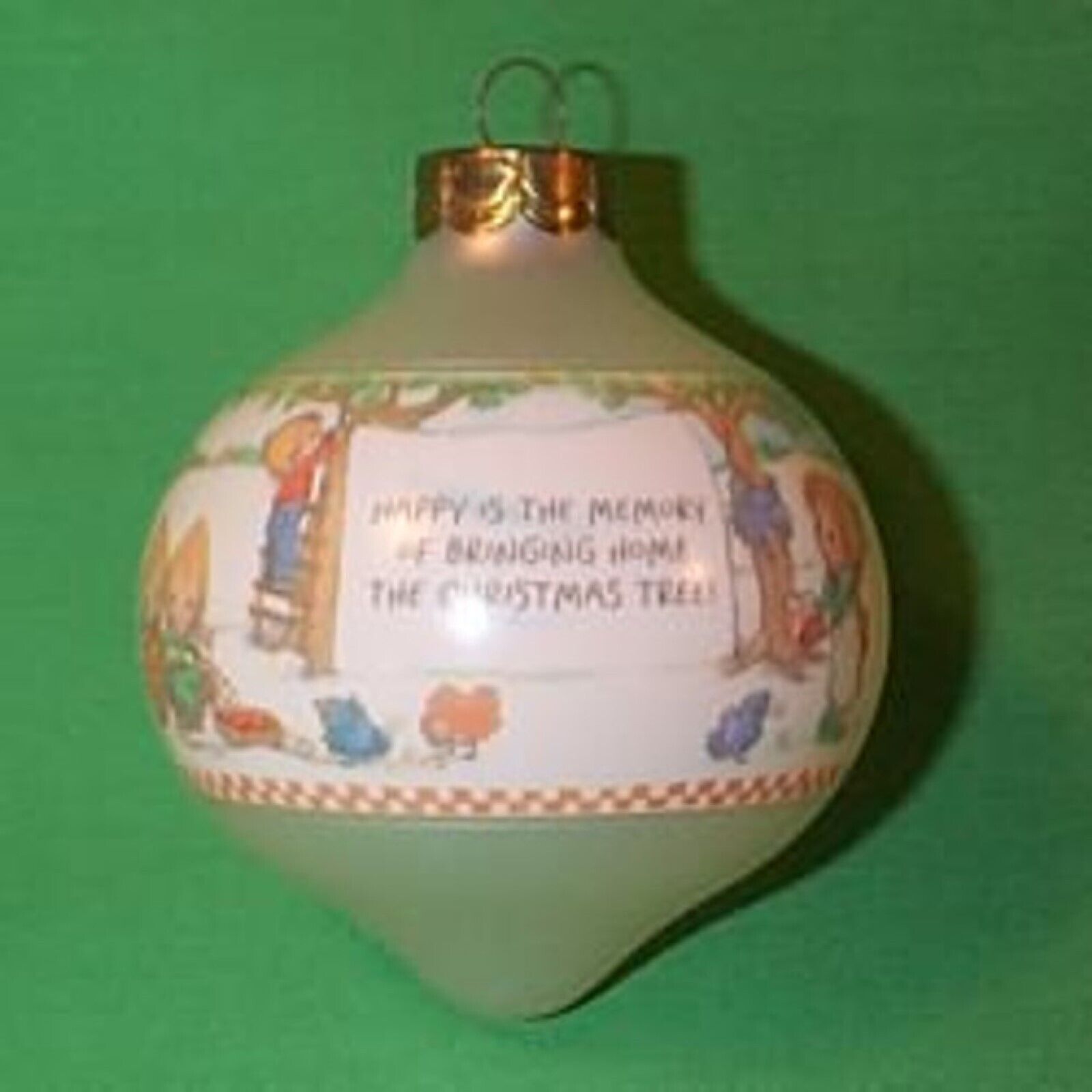\'Betsy\'s \'Country Christmas\'\' \'Glass Ball Ornament\' Series NEW Hallmark 1993