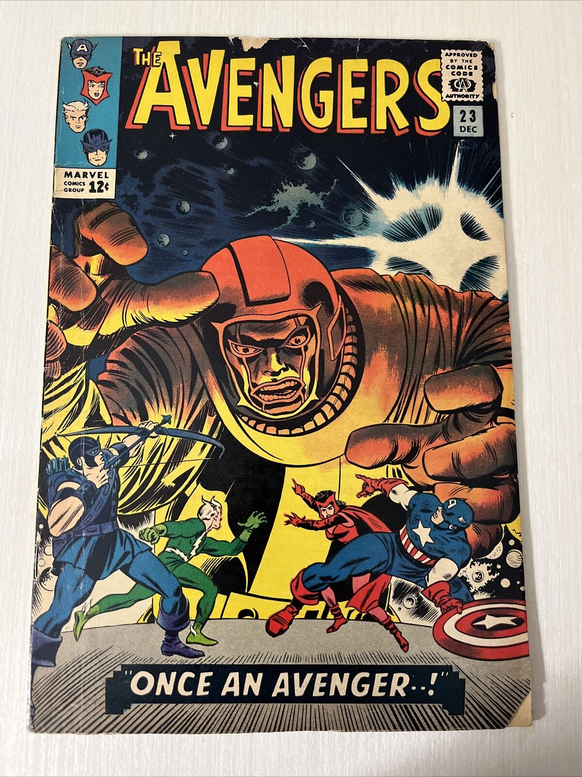 Avengers #23 (12/65, Marvel) Classic Kang Cover