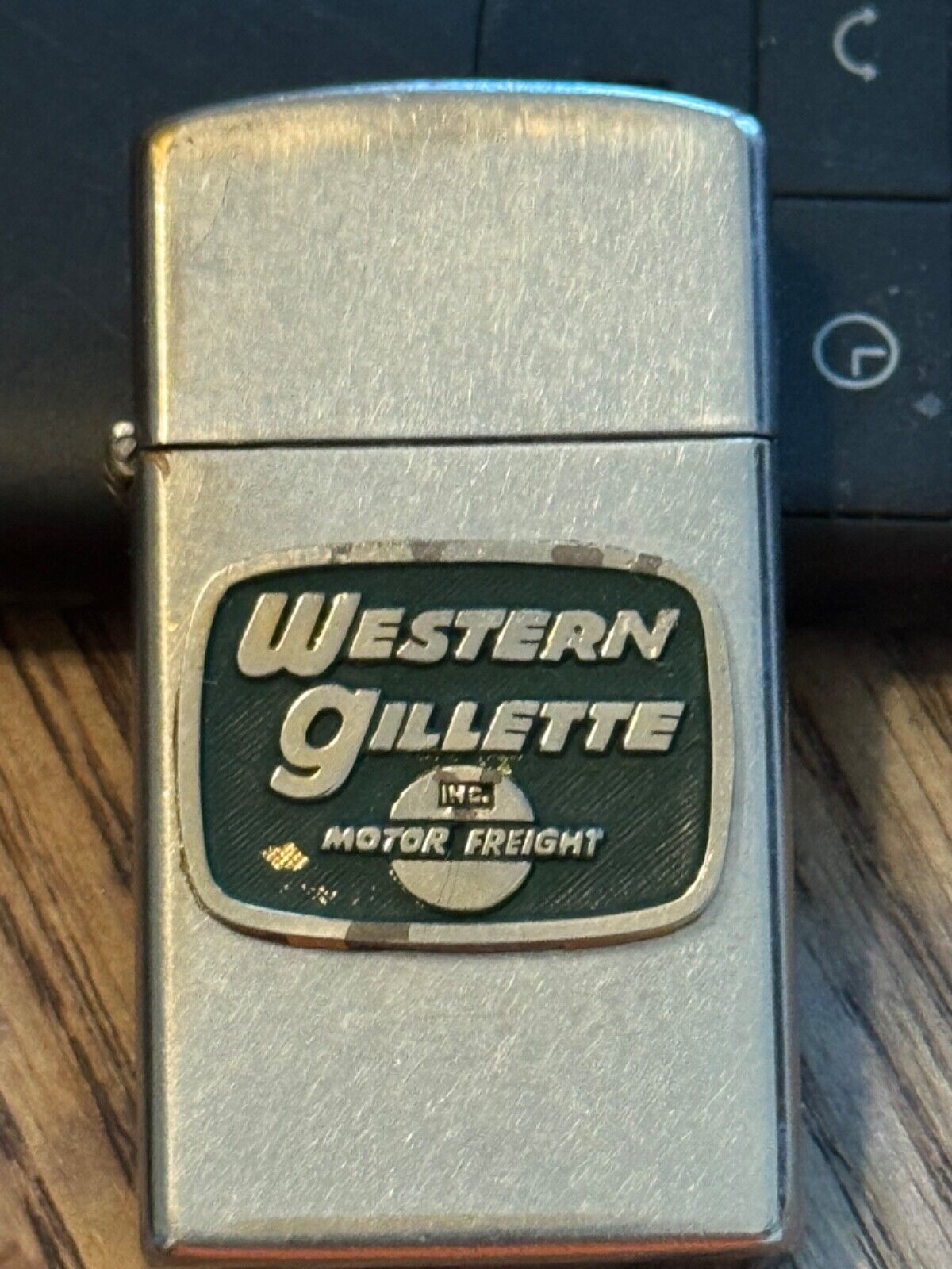 1960s Zippo Lighter Western Gillette Motor Freight