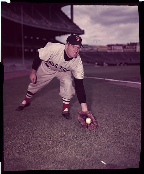 Boston Red Sox\' George Kell Catching Ground Ball - George Kell - 1953 Old Photo