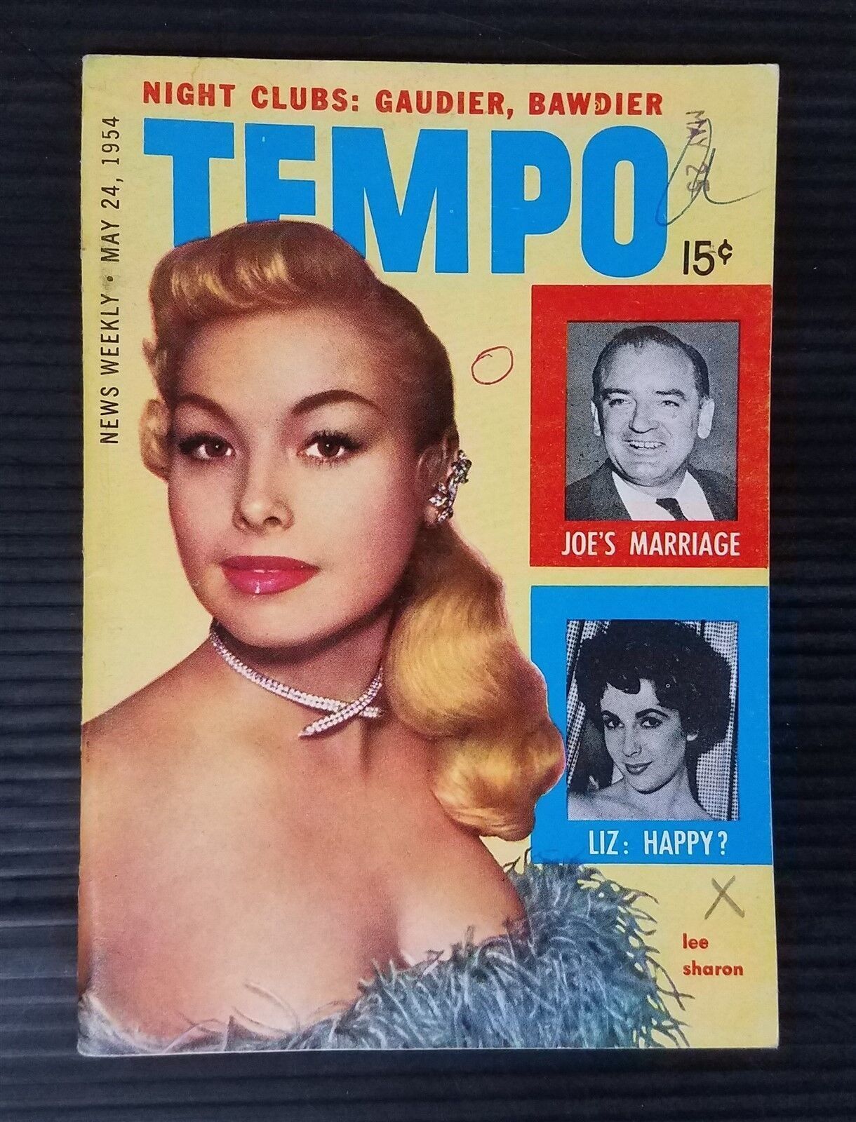 Tempo News Weekly Pocket Magazine May 24, 1954 - Lee Sharon - Marilyn Monroe