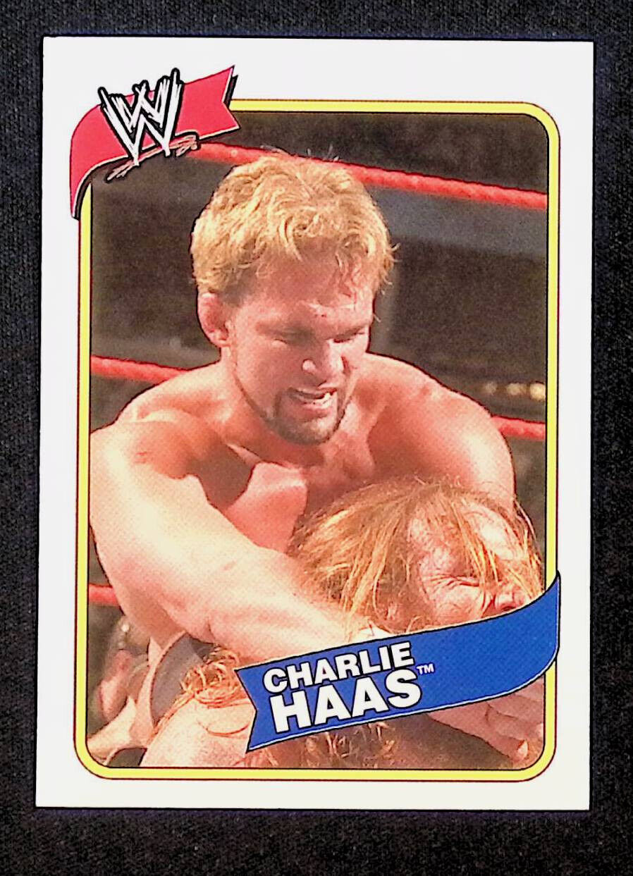 Charlie Haas 2007 Topps WWE Heritage III #24 Wrestling Card