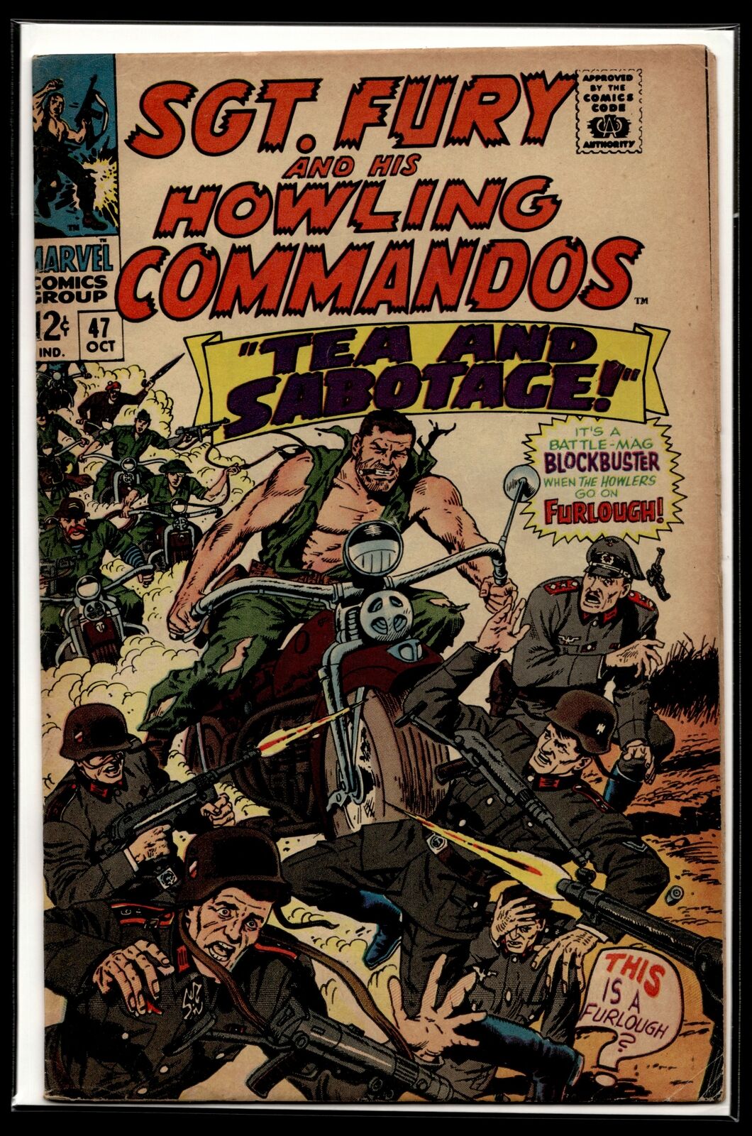 1967 Sgt. Fury and His Howling Commandos #47 Marvel Comic