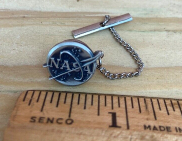 Vintage Original NASA Apollo Era Crest Craft S/S Sterling Silver Employee Pin