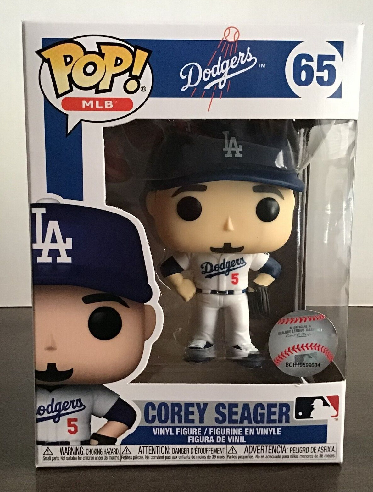 Funko Pop MLB Los Angeles Dodgers Corey Seager Funko Pop Vinyl Figure #65