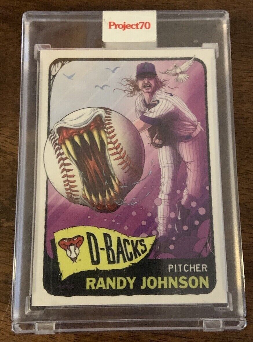 Topps Project70 #214 Randy Johnson x Alex Pardee D-Backs Baseball Card Sealed