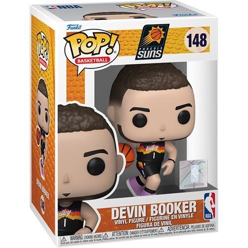 Funko POP Devin Booker City Edition #148 Phoenix Suns NBA Basketball New